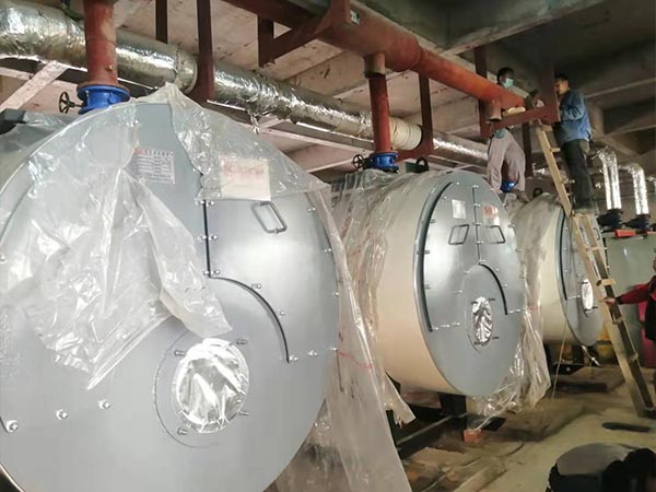 青海互助县园丁小区4T热水锅炉